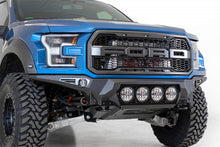 Cargar imagen en el visor de la galería, Addictive Desert Designs 17-20 Ford F-150 Raptor Bomber Front Bumper w/ 4 Rigid 360 6in Round Mounts
