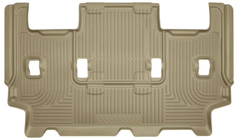 Husky Liners 07-10 Ford Expedition/Lincoln Navigator WeatherBeater 3ª fila Tan revestimiento de piso