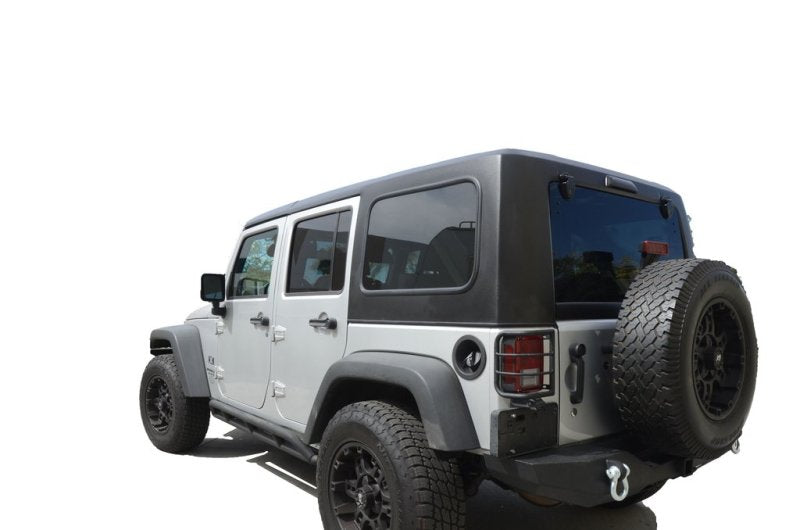 DV8 Offroad 07-18 Jeep Wangler JK Parte trasera cuadrada con techo rígido - 4 puertas