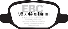 Cargar imagen en el visor de la galería, EBC 11+ Fiat 500 1.4 (ATE Calipers) Yellowstuff Rear Brake Pads