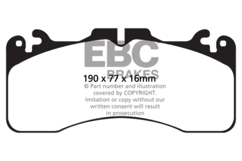EBC 2016+ Lexus GS-F Bluestuff Front Brake Pads