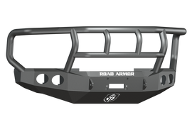 Road Armor 08-10 Ford F-250 Stealth parachoques delantero Titan II GuardWide Flare - Tex Blk