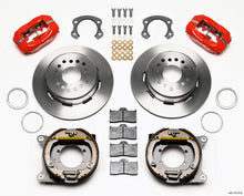 Cargar imagen en el visor de la galería, Wilwood Forged Dynalite P/S Park Brake Kit Red Ford 8.8 Special w/2.50in Offset-5 Lug