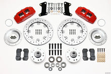 Cargar imagen en el visor de la galería, Wilwood Dynapro 6 Front Hub Kit 12.19in Drill-Zinc Red 67-69 Camaro (*Line Kit Needed*)