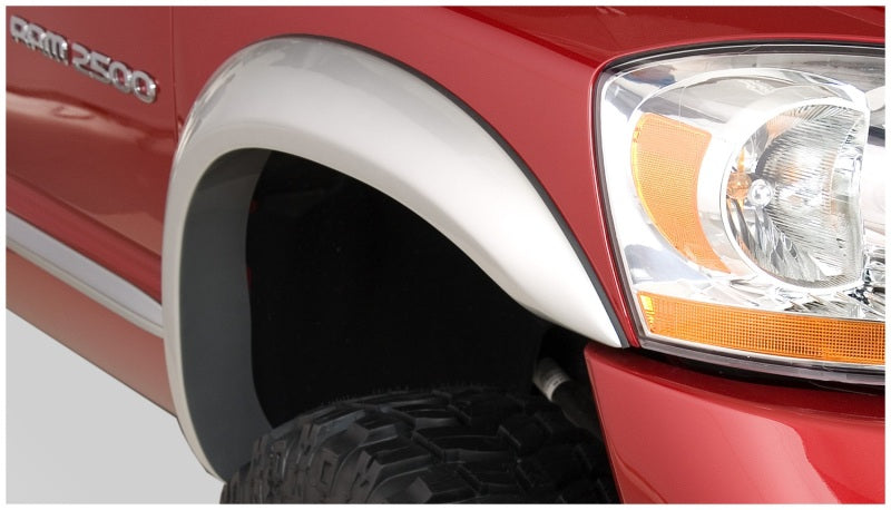 Bushwacker 06-08 Dodge Ram 1500 Fleetside Extend-A-Fender estilo bengalas 4 piezas 97.9/98.3 pulgadas cama - negro