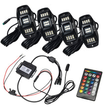 Cargar imagen en el visor de la galería, Oracle Underbody  RGB+W Wheel Well Rock Light Kit - 4 PCS - ColorSHIFT SEE WARRANTY