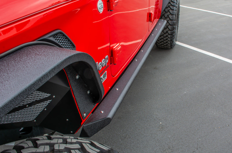 DV8 Offroad 2019+ Jeep Gladiator Escalón lateral/deslizadores