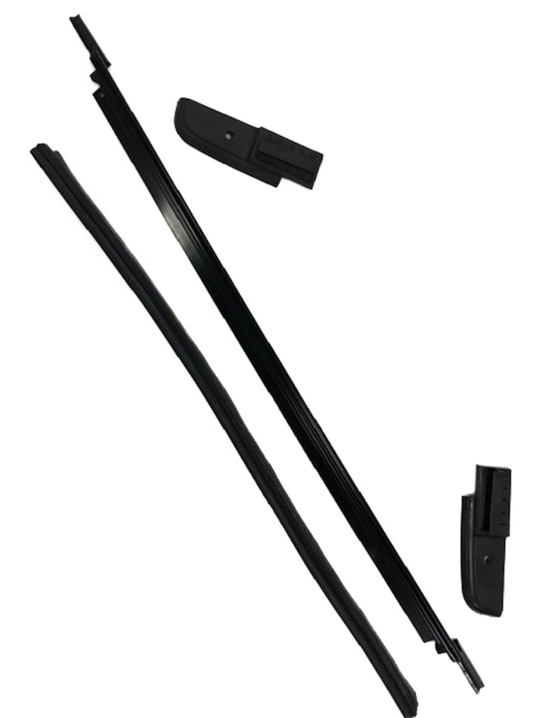 Rampage 2018+ Jeep Wrangler JL (2 y 4 puertas) Barra de puerta trasera con capota blanda, color negro