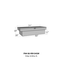 Cargar imagen en el visor de la galería, Westin/Brute Gull Wing Lid Full Size Standard - Aluminum