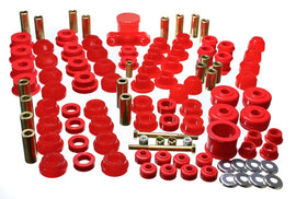 Energy Suspensión 88-91 Honda Civic/CRX Juego de bujes maestros Hyper-Flex rojos