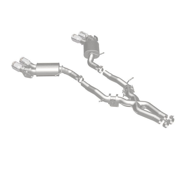 MagnaFlow 2016 Chevy Camaro 6.2L V8 Competition Cat Back con puntas pulidas cuádruples