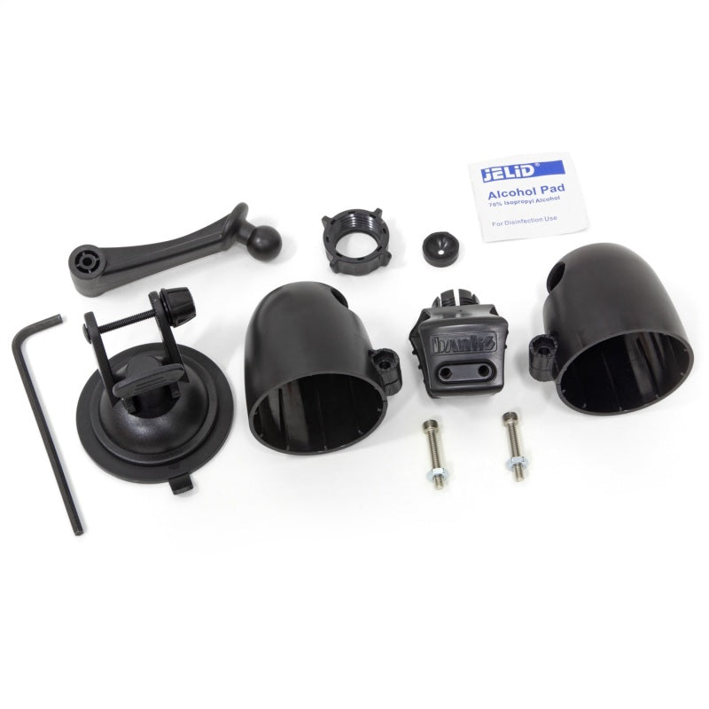 Soporte de succión para cápsula de calibre dual Banks Power para calibres iDash de 1,8 y 52 mm