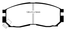 Cargar imagen en el visor de la galería, EBC 95-99 Chrysler Sebring Coupe 2.0 Pastillas de freno delanteras Yellowstuff