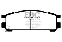 Cargar imagen en el visor de la galería, Pastillas de freno traseras EBC 95-96 Subaru Impreza 2.2 Bluestuff