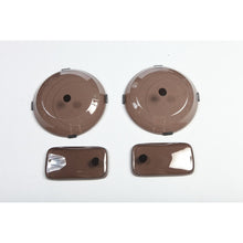 Cargar imagen en el visor de la galería, Rugged Ridge Headlight&amp;Turn Signal Cover Set Smoke 97-06TJ