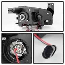 Cargar imagen en el visor de la galería, Spyder Dodge Charger 06-10 Projector Headlights Halogen- LED Halo LED Blk Smke PRO-YD-DCH05-LED-BSM