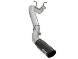 aFe ATLAS Sistema de escape de acero aluminizado con respaldo DPF de 5 pulgadas Camionetas diésel GM 2017 V8 6.6L (td) L5P