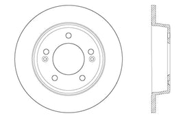 StopTech 15-17 Hyundai Elantra Drilled Rear Left Rotor