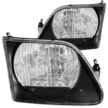 Cargar imagen en el visor de la galería, ANZO 1997.5-2003 Ford F-150 Faros delanteros de cristal negro G2