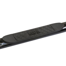 Cargar imagen en el visor de la galería, Westin 2014-2018 Chevy Silverado 1500 Dbl Cab (Body Mount) Platinum 4 Oval Nerf Step Bars - Black