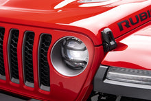 Cargar imagen en el visor de la galería, Rugged Ridge 18-20 Jeep Wrangler JL / 2020 Jeep Gladiator JT Black Elite Headlight Guards Black
