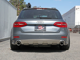 afe MACH Force-Xp 13-16 Audi Allroad L4 SS Escape con eje trasero y puntas pulidas