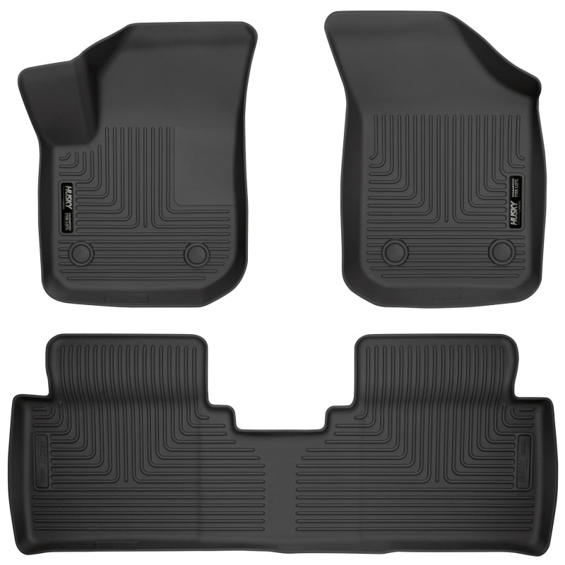 Husky Liners 2017 Buick Envision Weatherbeater Revestimientos negros para el piso del asiento delantero y del segundo asiento