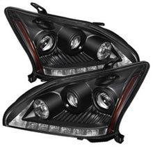Load image into Gallery viewer, Spyder Lexus RX330 2004-2006 Projector Headlights Halogen Model- DRL LED Blk PRO-YD-LRX35004-DRL-BK