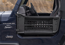 Cargar imagen en el visor de la galería, Rampage 1997-2006 Jeep Wrangler(TJ) Puertas tubulares de 2 puertas con red, color negro