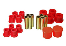 Cargar imagen en el visor de la galería, Energy Suspension 98-11 Ford Ranger 2/4WD Rear Leaf Spring Bushing Set - Red
