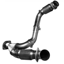 Cargar imagen en el visor de la galería, Kooks 07-08 GM 1500 3in x OEM Out GREEN Cat SS Y Pipe Kooks HDR Req