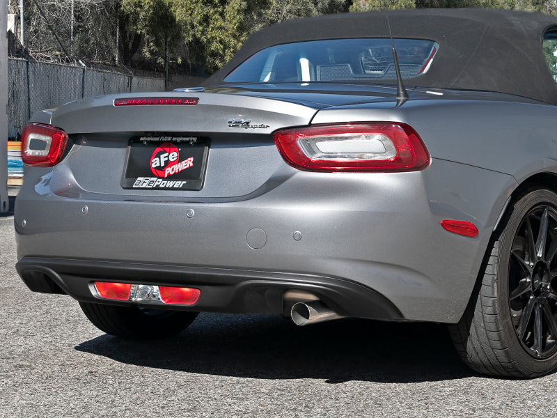 AFE FIAT 124 Spider I4-1.4L (t) Mach Force-Xp 2-1/2 In Escape con eje trasero de acero inoxidable 304