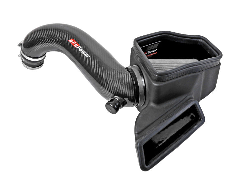 aFe 15-19 VW Golf R (MKVII) L4-2.0L (t) Sistema de admisión de fibra de carbono Track Series con filtro Pro DRY S