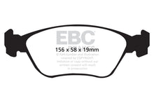 Cargar imagen en el visor de la galería, EBC 98-05 Volvo C70 2.3 Turbo T5 (16in Wheels) Redstuff Front Brake Pads