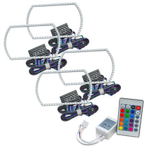 Cargar imagen en el visor de la galería, Oracle Chevy Silverado 14-15 Halo Kit Projector Style - ColorSHIFT w/ Simple Controller SEE WARRANTY