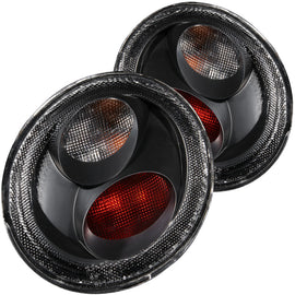 ANZO 1998-2005 Volkswagen Beetle luces traseras negras