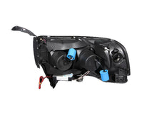 Cargar imagen en el visor de la galería, ANZO 1994-2001 Dodge Ram faros delanteros con proyector con halo negro