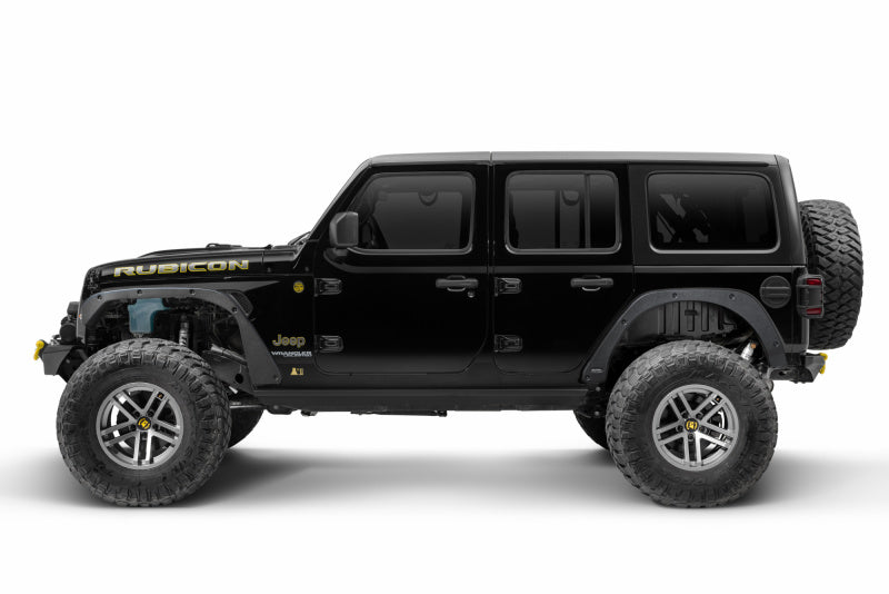 Bushwacker Trail Armor Kit de eliminación de guardabarros 18-21 Jeep Wrangler JL 2DR/4DR