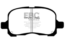 Cargar imagen en el visor de la galería, EBC 98-02 Chevrolet Prism 1.8 Redstuff Front Brake Pads