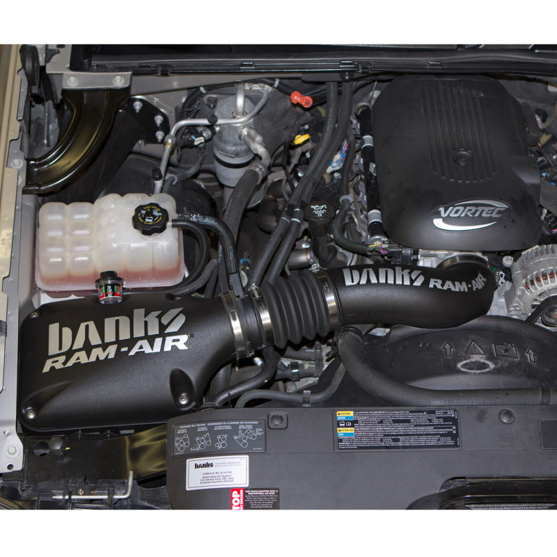 Banks Power 99-08 Chev/GMC 1500-W/Elec Fan Ram-Air Sistema de admisión - Filtro seco