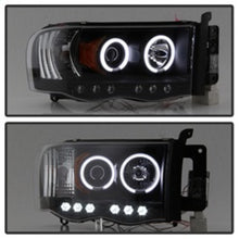 Cargar imagen en el visor de la galería, Spyder Dodge Ram 1500 02-05 03-05 Projector Headlights CCFL Halo LED Blk PRO-YD-DR02-CCFL-BK