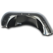 Cargar imagen en el visor de la galería, Guardabarros interior trasero de aluminio DV8 Offroad 07-18 Jeep Wrangler JK - Negro