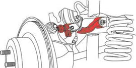 Kit de ajuste de inclinación SPC Performance trasero 13-15 Lexus GS350 / 14-15 Lexus IS250