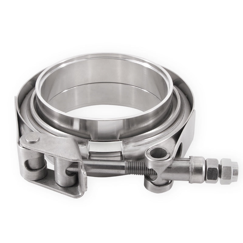 Abrazadera de banda en V de acero inoxidable Mishimoto de 2,5 pulgadas. (63,5 mm)