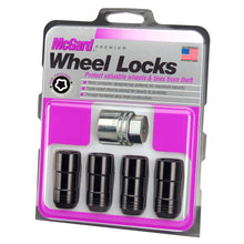 Cargar imagen en el visor de la galería, McGard Wheel Lock Nut Set - 4pk. (Cone Seat) M14X2.0 / 13/16 Hex / 2.25in. Length - Black
