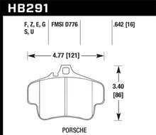 Cargar imagen en el visor de la galería, Hawk 98 Porsche 911 Targa Delantero / 03-05 911 GT2 / 04-05 911 GT3 Trasero DTC-70 Pastillas de Freno de Carrera