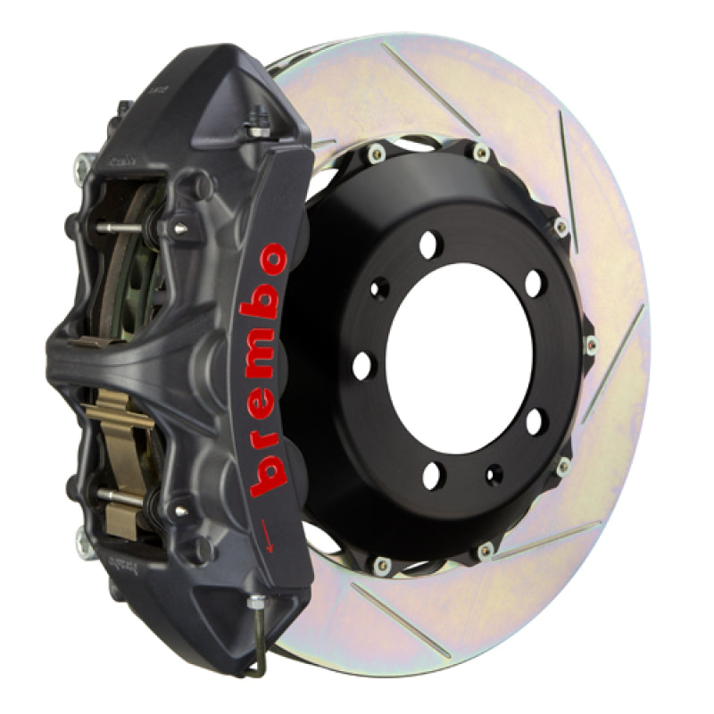 Brembo 07-14 Edge/07-14 MKX Delantero GTS BBK 6 Pistón Fundido 355x32 2pc Rotor Ranurado Tipo 1-Negro HA
