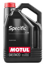 Cargar imagen en el visor de la galería, Motul 5L OEM Synthetic Engine Oil ACEA A1/B1 Specific 5122 0W20
