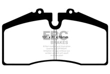Cargar imagen en el visor de la galería, EBC 05+ Ford Saleen Mustang Pinzas delanteras Brembo Pastillas de freno delanteras Bluestuff