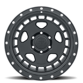 quince52 Turbomac HD 17x8.5 6x135 0mm ET 87.1mm Rueda negra de asfalto con orificio central